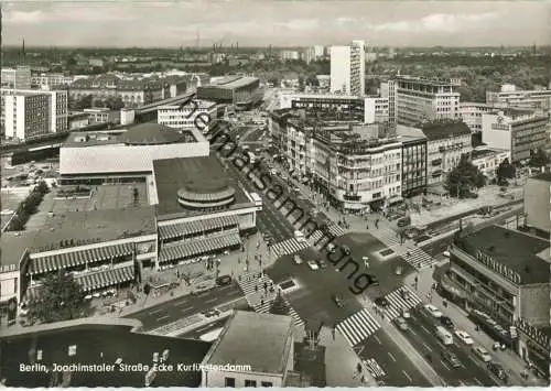 Berlin - Joachimstaler Strasse Ecke Kurfürstendamm - Foto-Ansichtskarte - Verlag Kunst und Bild Berlin