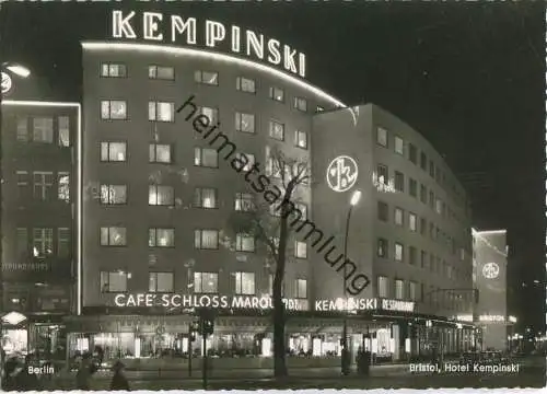 Berlin - Bristol Hotel Kempinski - Foto-Ansichtskarte - Verlag Kunst und Bild Berlin