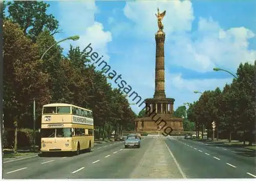 Berlin - Siegessäule - BVG Bus - Verlag Krüger