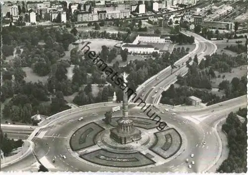 Berlin - Siegessäule - Luftbild - Foto-Ansichtskarte - Verlag Gerd Huffert Berlin