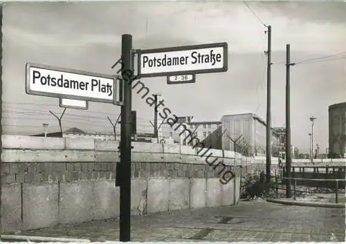 Berlin - Mauer am Potsdamer Platz - Hans Andres Verlag Berlin