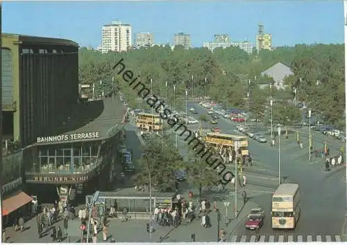 Berlin - Bahnhof Zoo mit Blick auf Hansaviertel - BVG Bus - Verlag Kunst und Bild Berlin