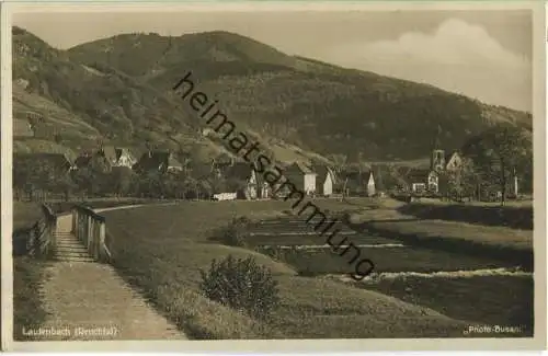 Lautenbach - Foto-Ansichtskarte - Verlag O. Busam Oberkirch