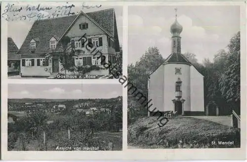 Herztal-Nussbach - Gasthaus zur Rose - Besitzer Otto Bährle Nachf. Heinrich Doll - Verlag A. Herzog Offenburg