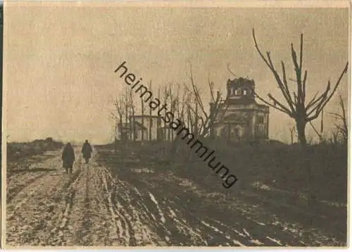 Staraja Russa - Paränokirche - Aus dem Kampfraum der schleswig-holsteinischen Infanterie-Division - 40er Jahre