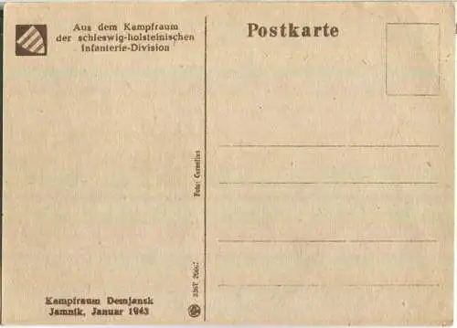 Demjansk - Jamnik - Aus dem Kampfraum der schleswig-holsteinischen Infanterie-Division - 40er Jahre