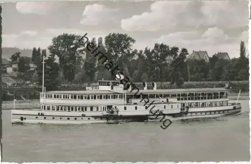 Fahrgastschiff Dampfer Vaterland - Köln-Düsseldorfer-Rheindampfschiffahrt - Foto-Ansichtskarte