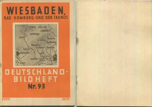 Nr. 93 Deutschland-Bildheft - Wiesbaden - Bad Homburg und der Taunus