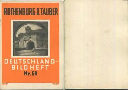 Nr. 58 Deutschland-Bildheft - Rothenburg o. Tauber