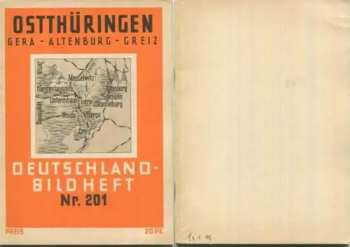 Nr. 201 Deutschland-Bildheft - Ostthüringen - Gera - Altenburg - Greiz