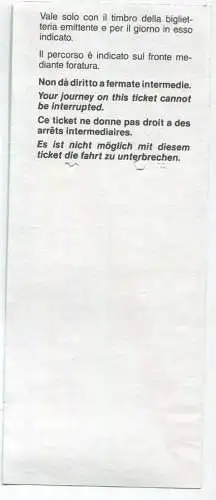 Italien - Navigazione Lago di Como - Fahrschein