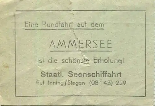 Deutschland - Staatliche Verwaltung Herrenchiemsee - Kutschen-Fahrschein - Neues Schloss Herrenchiemsee - Hin- und Rückf