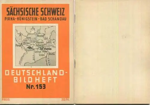 Nr. 153 Deutschland-Bildheft - Sächsische Schweiz - Pirna - Königstein - Bad Schandau