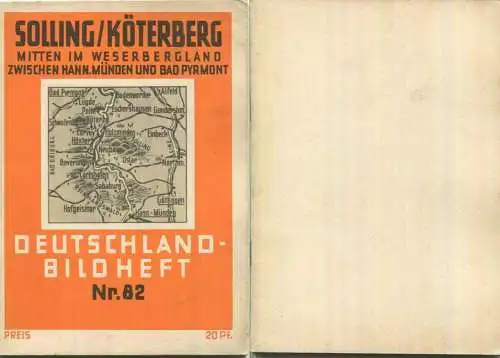 Nr. 82 Deutschland-Bildheft - Solling / Köterberg - Mitten im Weserbergland zwischen Hann. Münden und Bad Pyrmont