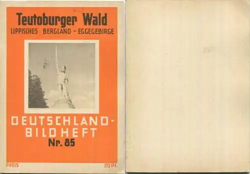 Nr. 85 Deutschland-Bildheft - Teutoburger Wald - Lippisches Bergland - Eggegebirge