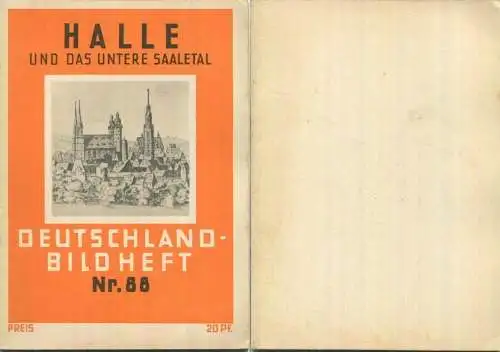 Nr.88 Deutschland-Bildheft - Halle und das untere Saaletal - Signum Innenseite (G57959)