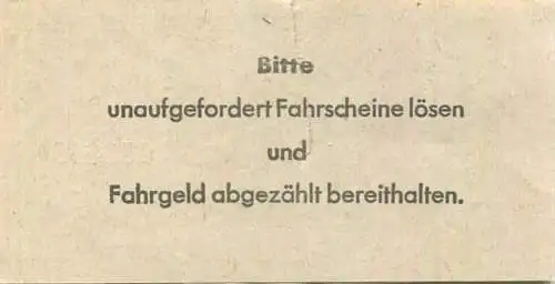 Deutschland - Stuttgart - Stuttgarter Strassenbahnen AG - Fahrschein 20Pf.