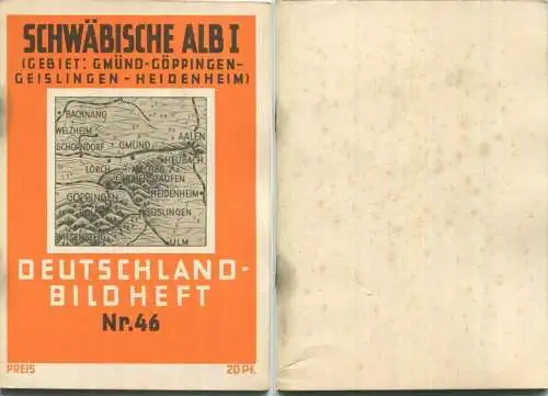 Nr. 46 Deutschland-Bildheft - Schwäbische Alb I (Gebiet: Gmünd - Göppingen - Geislingen - Heidenheim)
