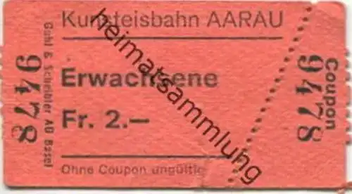 Schweiz - Kunsteisbahn Aarau - Erwachsene