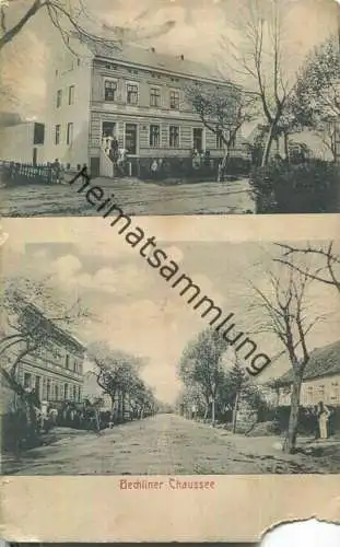 Neuruppin - Bechliner Chaussee - Bäckerei und Materialwarengeschäft von Wilh. Schauck - Verlag W. Bergemann Neuruppin