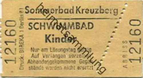 Deutschland - Berlin - Sommerbad Kreuzberg - Schwimmbad Kinder