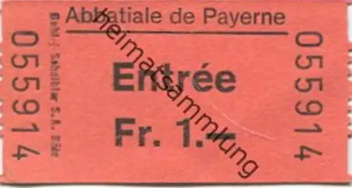 Schweiz - Abbatiale de Payerne - Entree