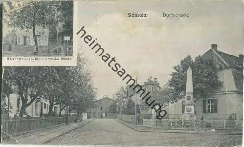 Smolec - Schmolz - Dorfstrasse - Bäckerei Jos. Bumke - Verlag Fritz Singer Breslau