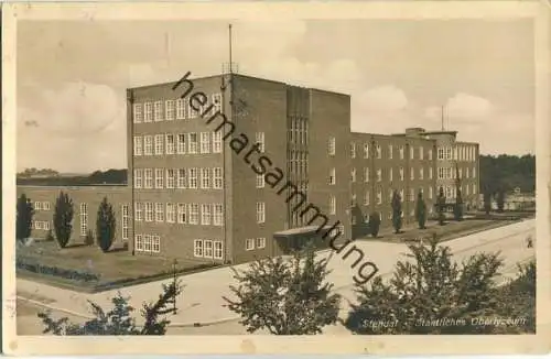 Stendal - Staatliches Oberlyzeum - Foto-Ansichtskarte - Verlag Schöning & Co. Lübeck