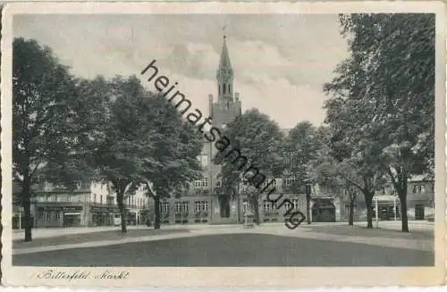 Bitterfeld - Markt - Posthilfstelle Köckern - Verlag Bernhard Fensch Düben (Mulde)