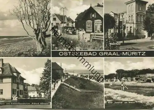 Graal-Müritz - Wald-Hotel - Sanatorium Richard Assmann - Micks Bar - Foto-AK Grossformat - Verlag VEB Bild und Heimat Re