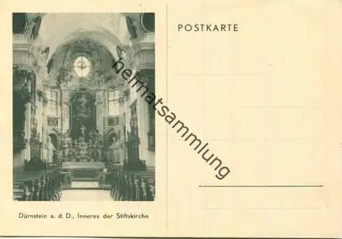 Dürnstein - Inneres der Stiftskirche