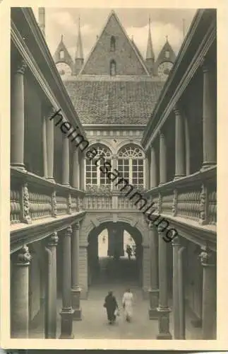 Stralsund - Rathaus - Lichthof - Foto-Ansichtskarte - Verlag Werner Schwarz Stralsund