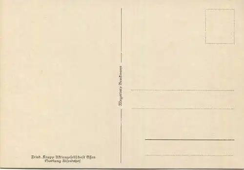 Essen - Krupp Siedlung Alfredshof - AK-Grossformat