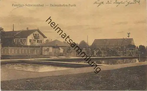 Deisenhofen - Oberhaching - Familien-Schwimmbad - Besitzer Ludwig und Marg. Schuster - Verlag Ludw. und Marg. Schuster D
