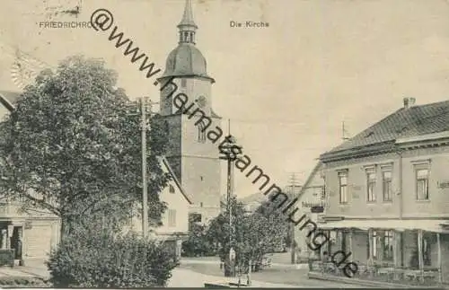 Friedrichroda - Kirche - Verlag Carl Jagemann Eisenach gel. 1918