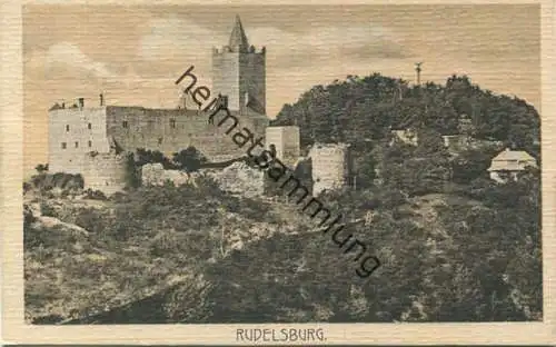 Rudelsburg - Verlag Louis Glaser Leipzig gel. 1914