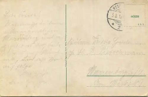 Regensburg - Verlag Gebr. Metz Tübingen- gel. 1912