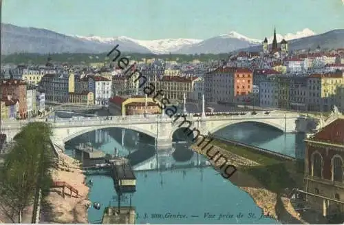 Geneve - Vue prise de St. Jean - Verlag Jullien freres Zürich ca. 1910