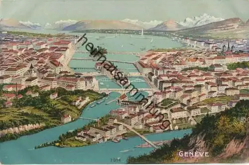 Geneve - Verlag Phototypie Zürich gel. 1910