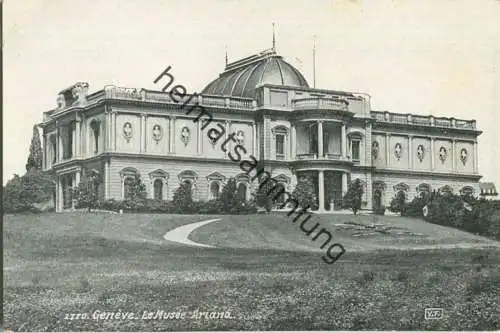 Geneve - Le Musee Ariana - Verlag Aqua Photo Paris ca. 1910