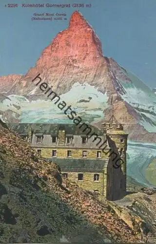 Gornergrat - Kulmhotel - Verlag Photoglob Zürich