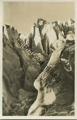 Rhonegletscher - Foto-AK - Verlag E. Goetz Lausanne