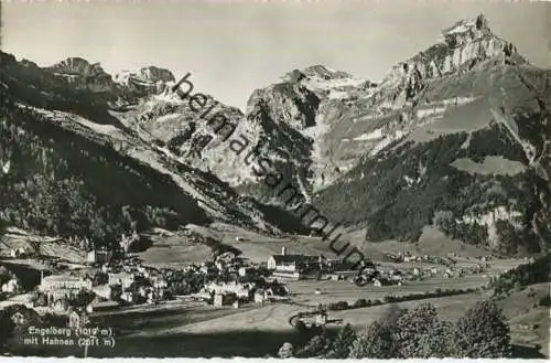 Engelberg - Hahnen - Foto-AK - Photoglob Wehrli Zürich gel. 1950