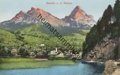 Seewen - Schwyz - Mythen - Verlag F. Becler Brunnen