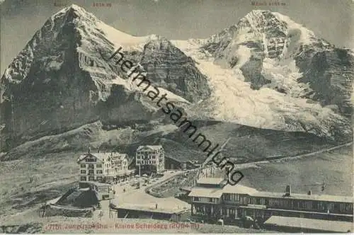 Kleine Scheidegg - Jungfraubahn - Verlag Photoglob Co Zürich gel. 1910