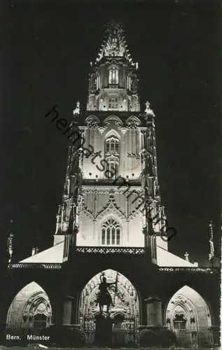 Bern - Münster - Foto-AK - Photoglob-Wehrli AG Zürich gel. 1945