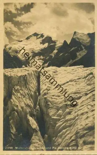 Morteratschgletscher - Foto-Ansichtskarte - Verlag Wehrli AG Kilchberg