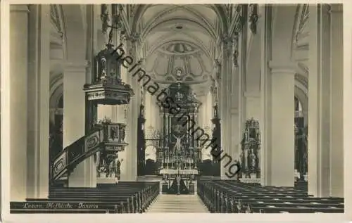 Luzern - Hofkirche - Foto-AK - Verlag Photoglob Zürich