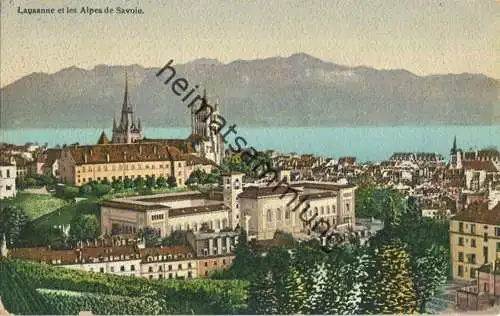 Lausanne - Verlag Art S. A. Schnegg Lausanne gel. 1910
