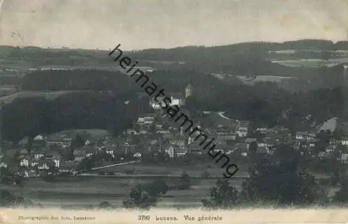 Lucens - Vue generale - Verlag Photographie des Arts Lausanne gel. 1910